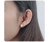 Stud Earring Cute Pearl 8mm STP-62-8